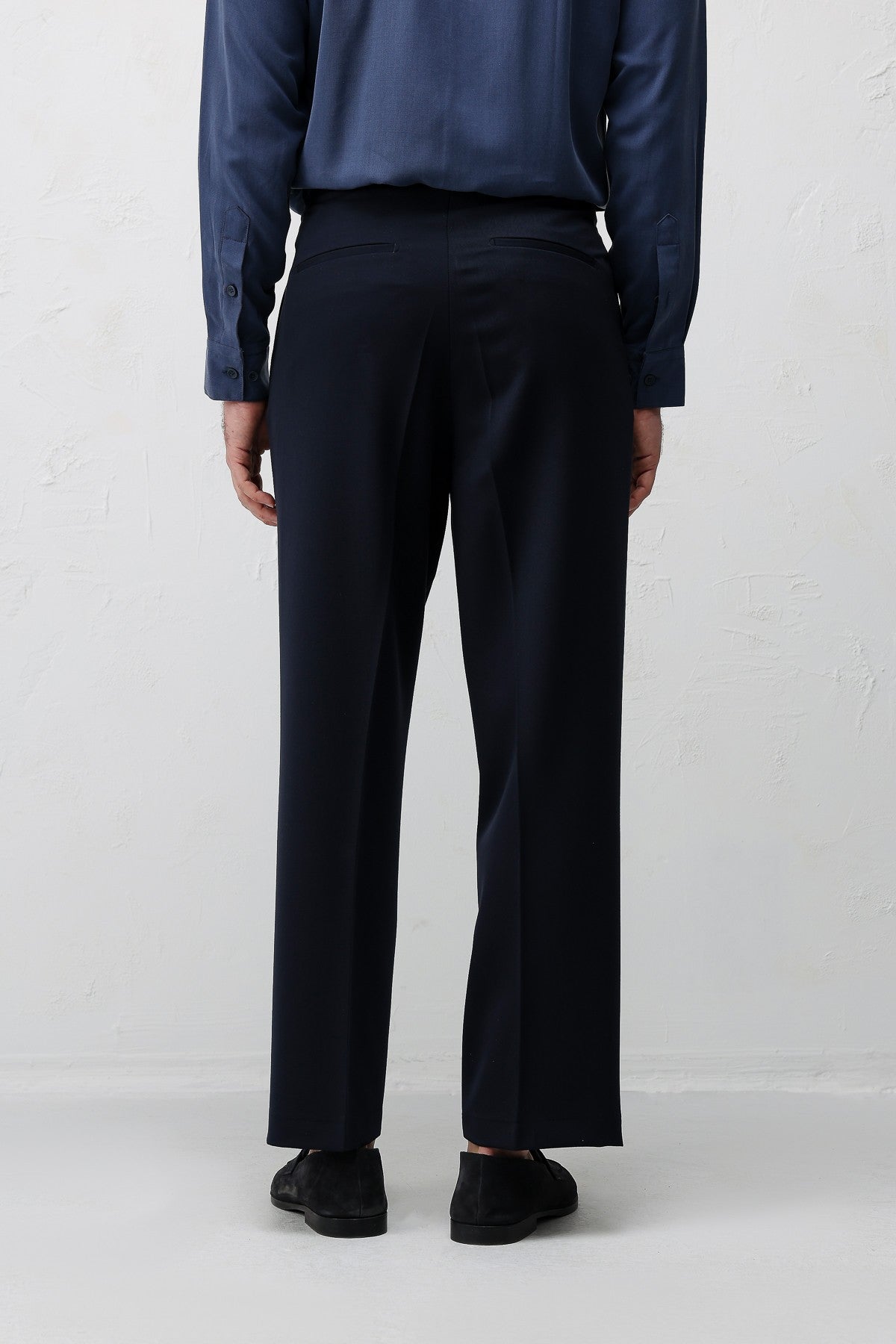 Relax Fit Pleated Men's Pants