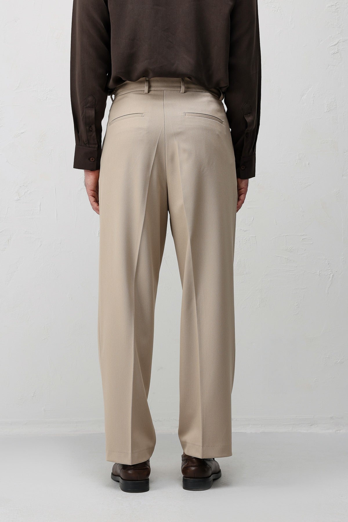 Relax Fit Pleated Men's Pants