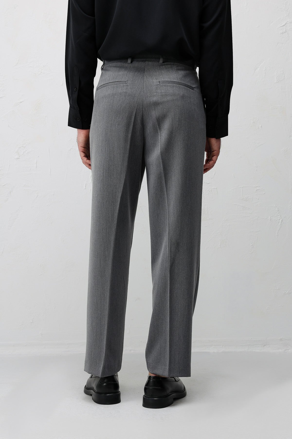 Relax Fit Pleated Men's Pants