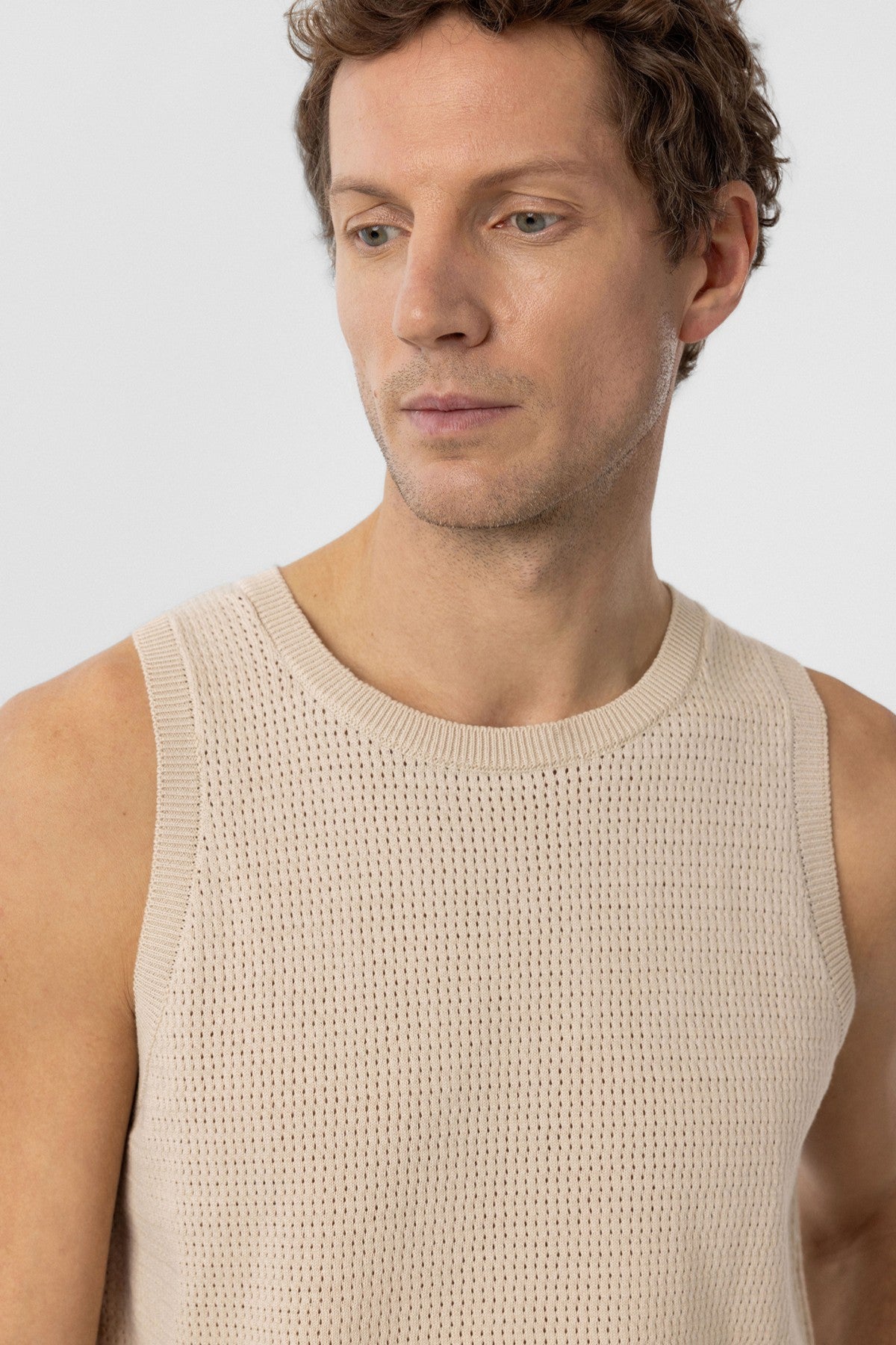 Antioch Knitted Men's Tank Top