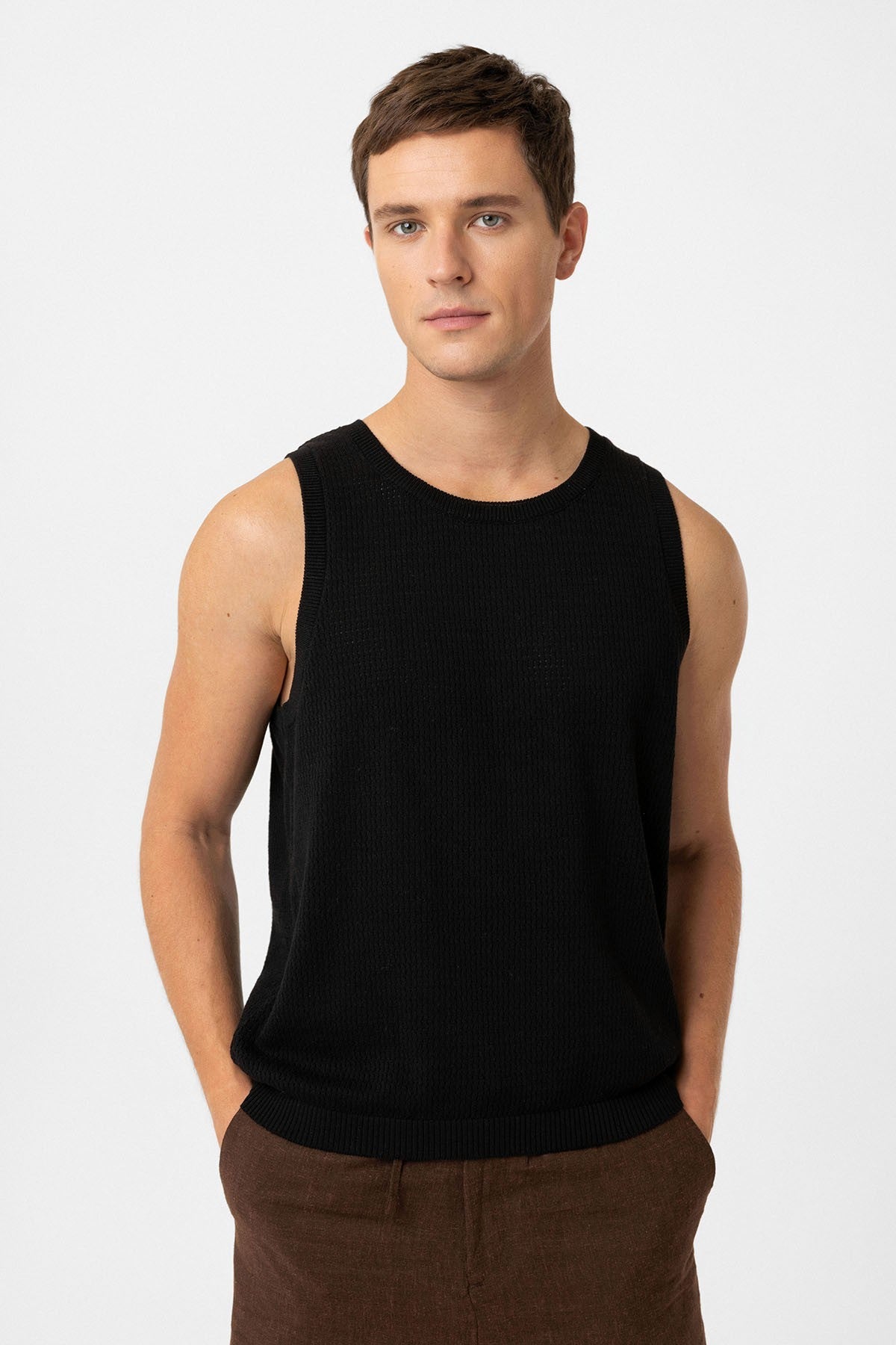 Antioch Knitted Men's Tank Top