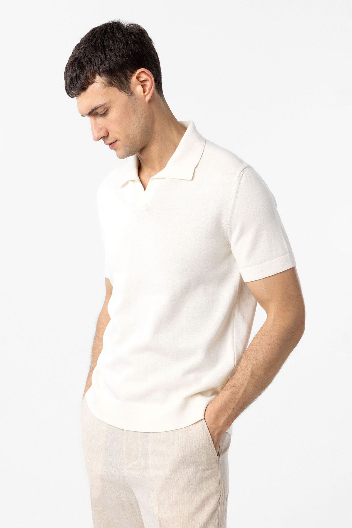 Antioch 100% Cotton Crew-Neck Knit T-Shirt