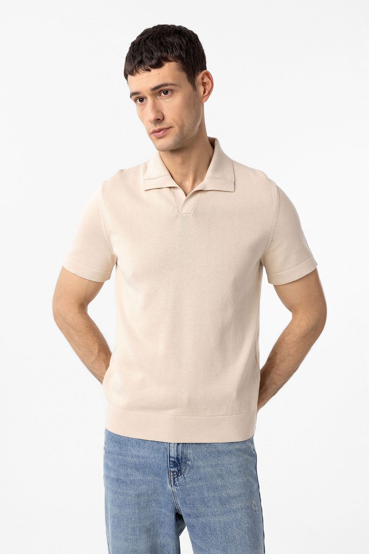 Antioch 100% Cotton Crew-Neck Knit T-Shirt