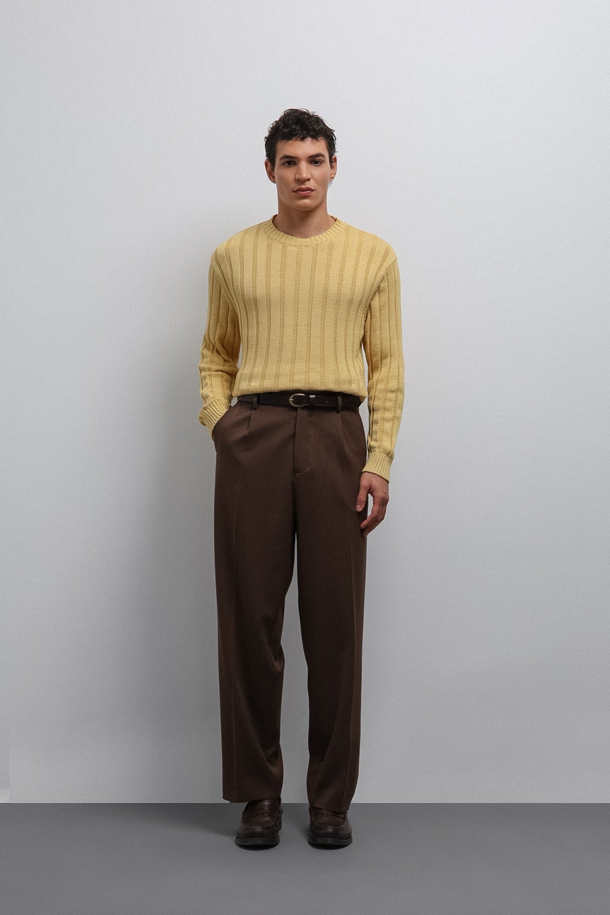 Antioch 100% Cotton Ribbed Men's Sweater
