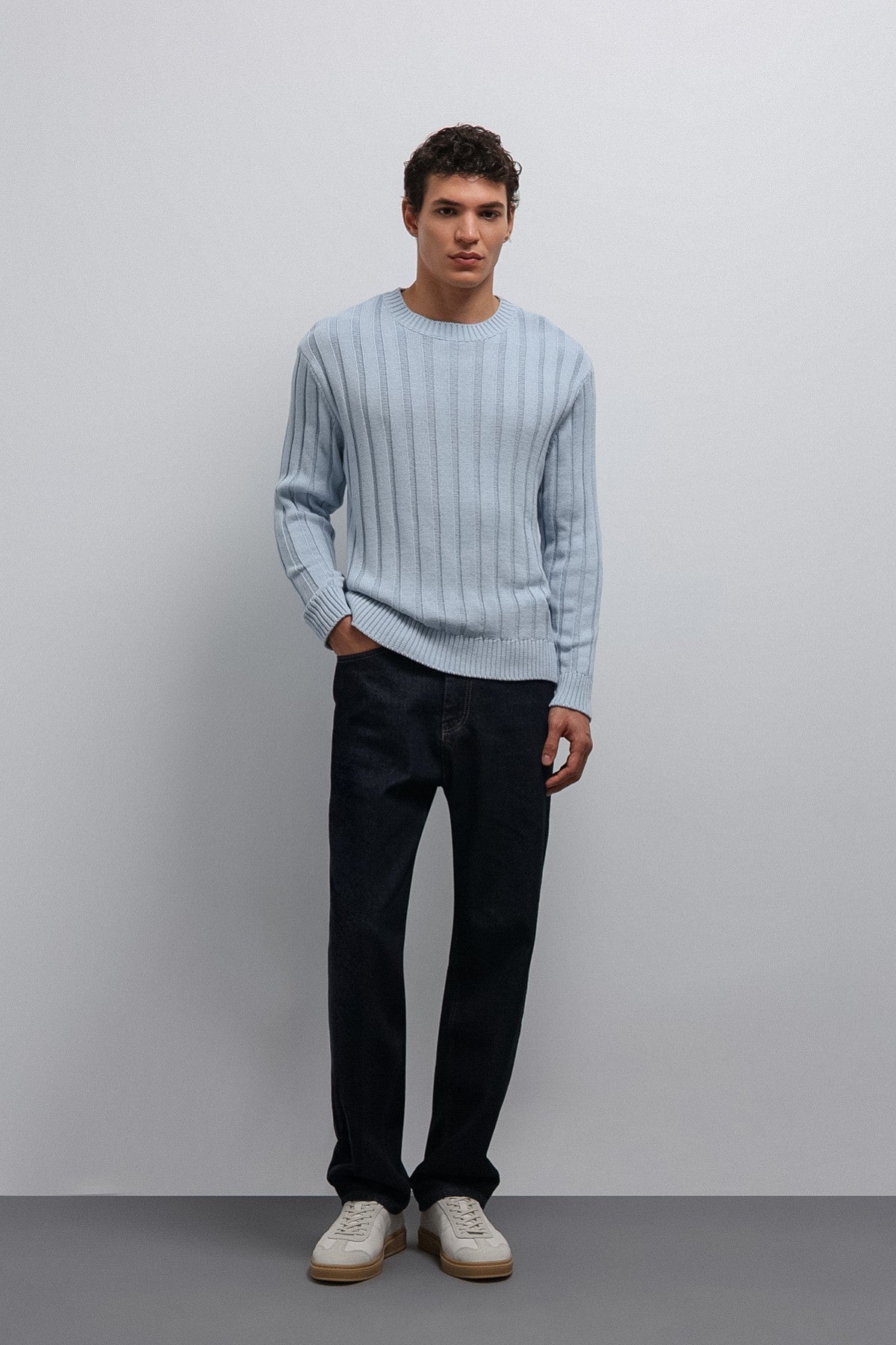 Antioch 100% Cotton Ribbed Men's Sweater