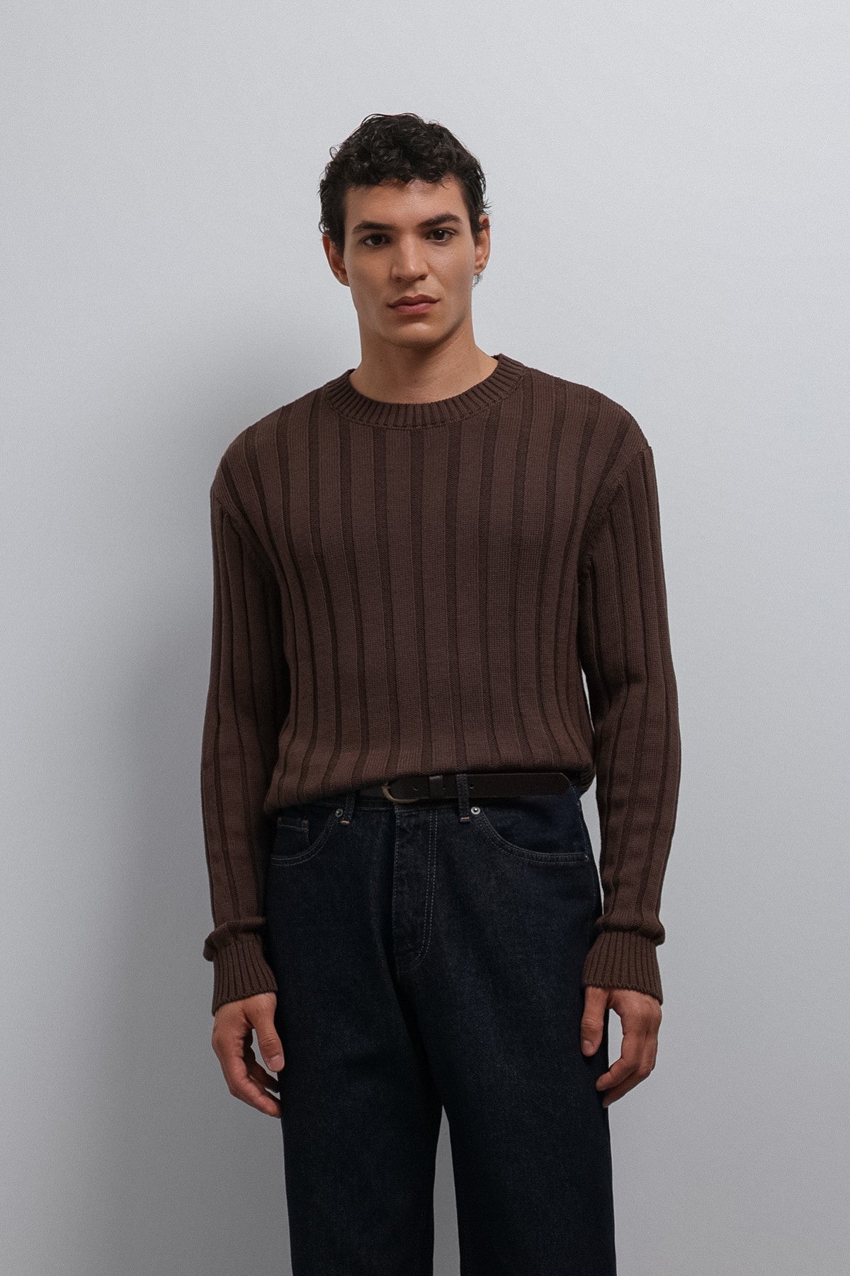 Antioch 100% Cotton Ribbed Men's Sweater