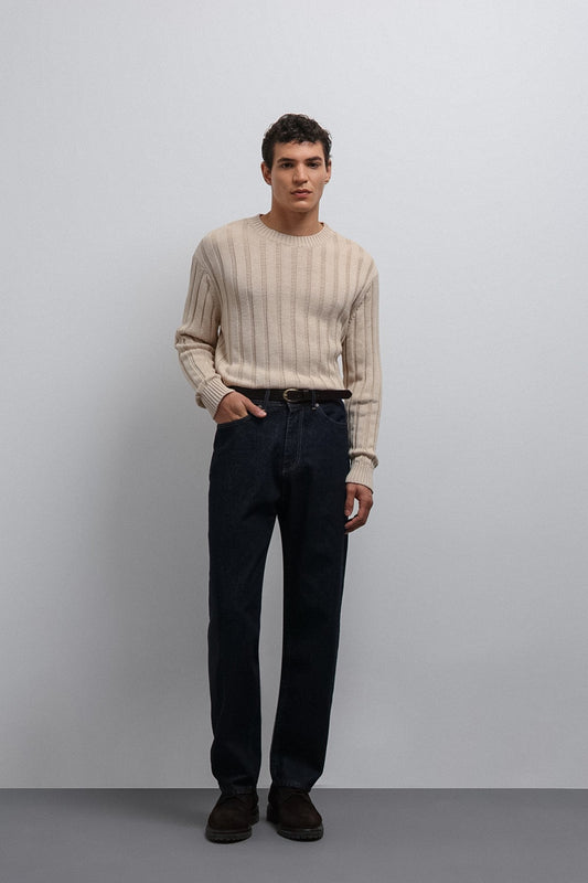 Antioch 100% Cotton Ribbed Men's Sweater
