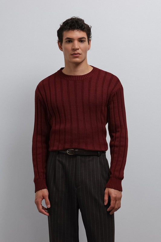 Antioch 100% Cotton Ribbed Men's Sweater