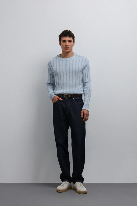 Antioch 100% Cotton Ribbed Men's Sweater
