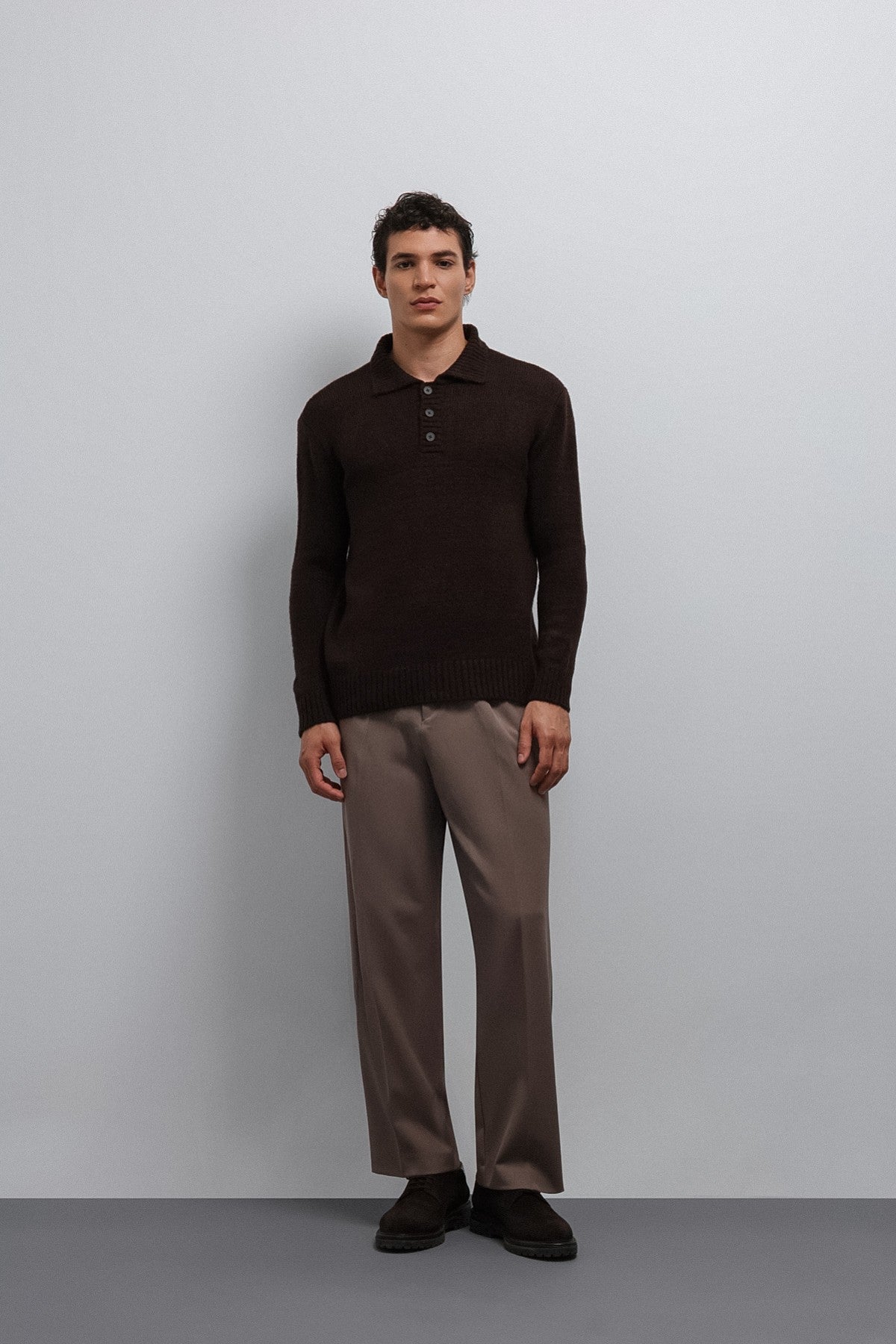 Antioch Button-Down Collar Men's Sweater