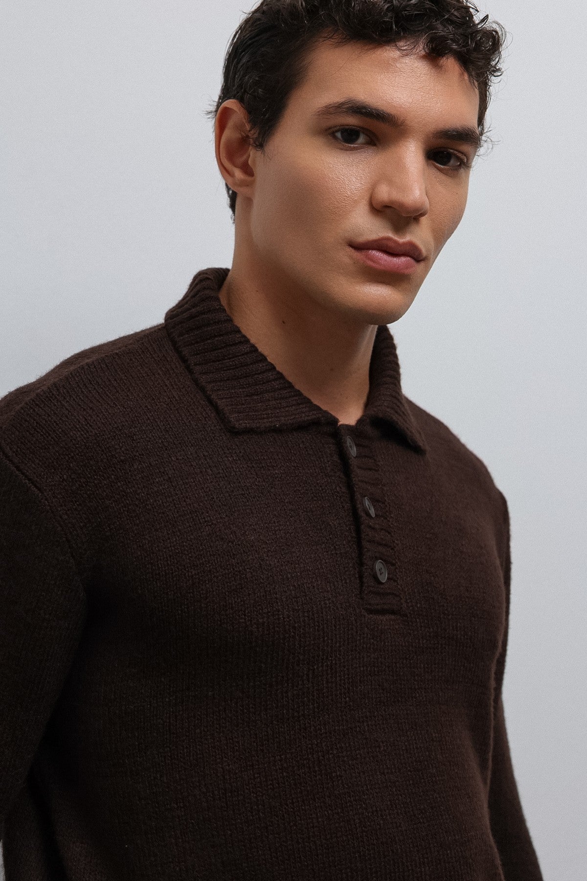 Antioch Button-Down Collar Men's Sweater