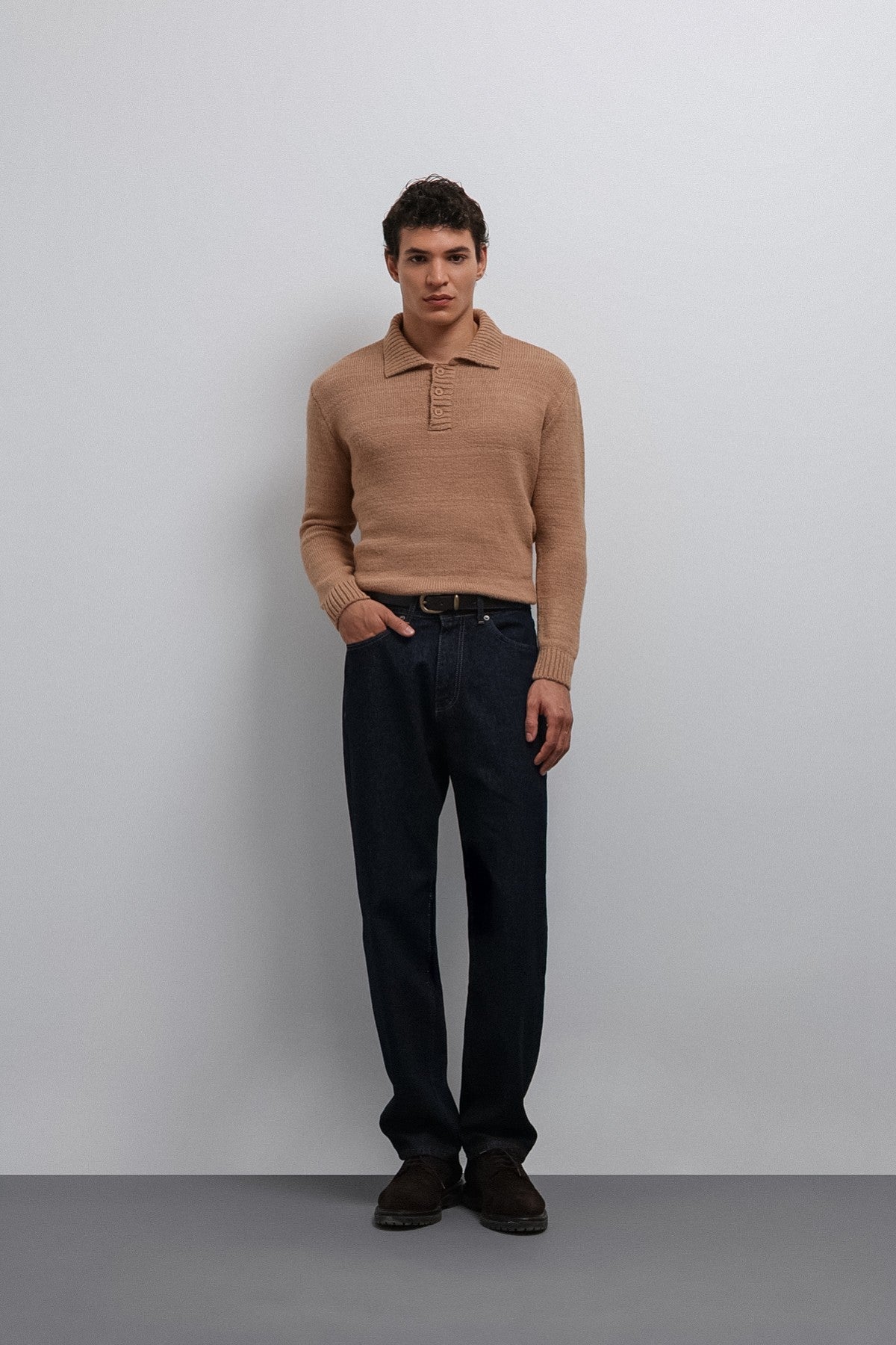 Antioch Button-Down Collar Men's Sweater