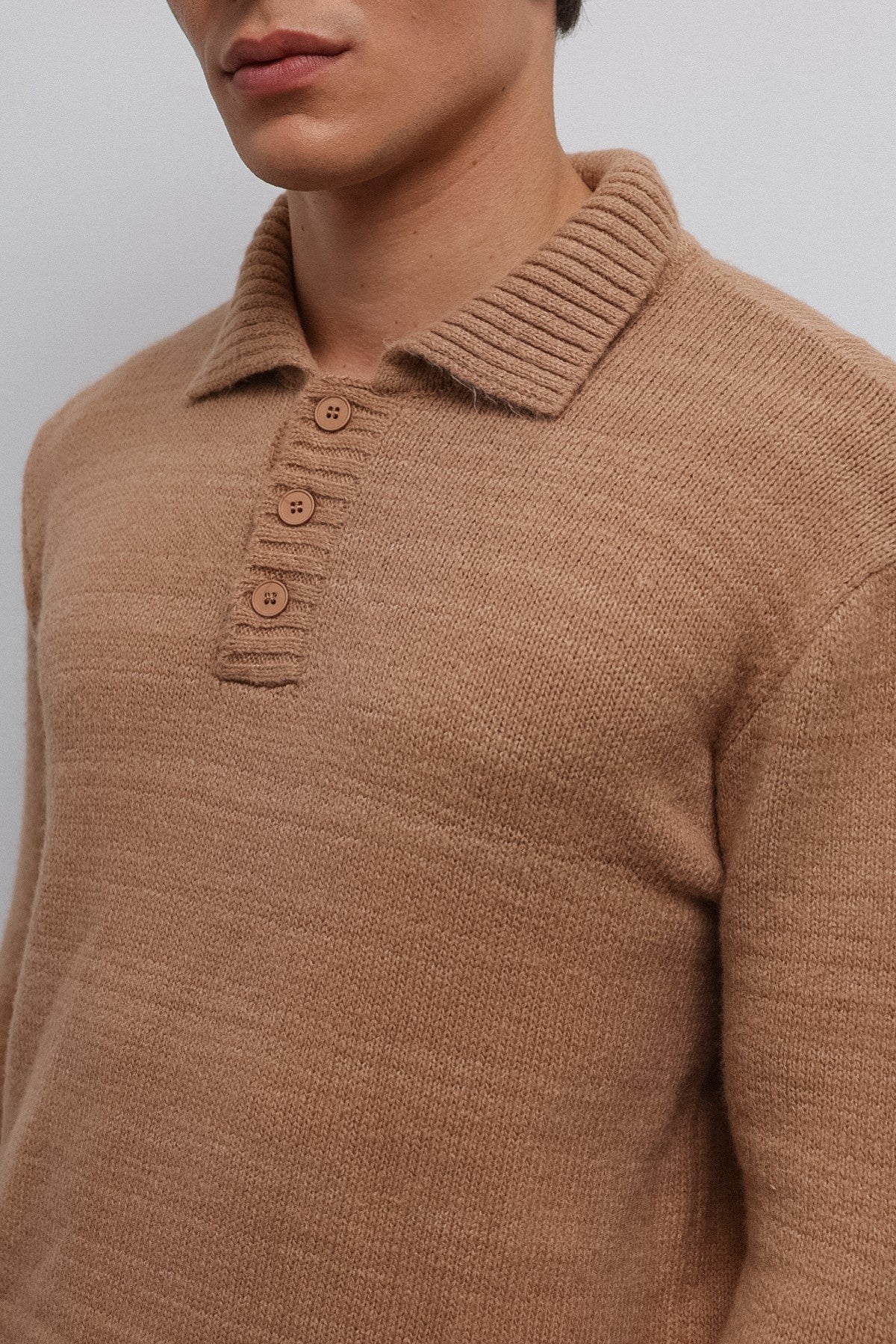 Antioch Button-Down Collar Men's Sweater