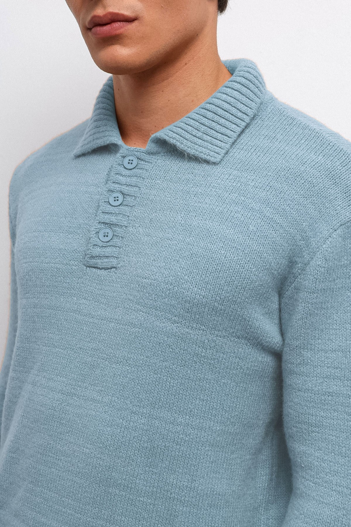 Antioch Button-Down Collar Men's Sweater
