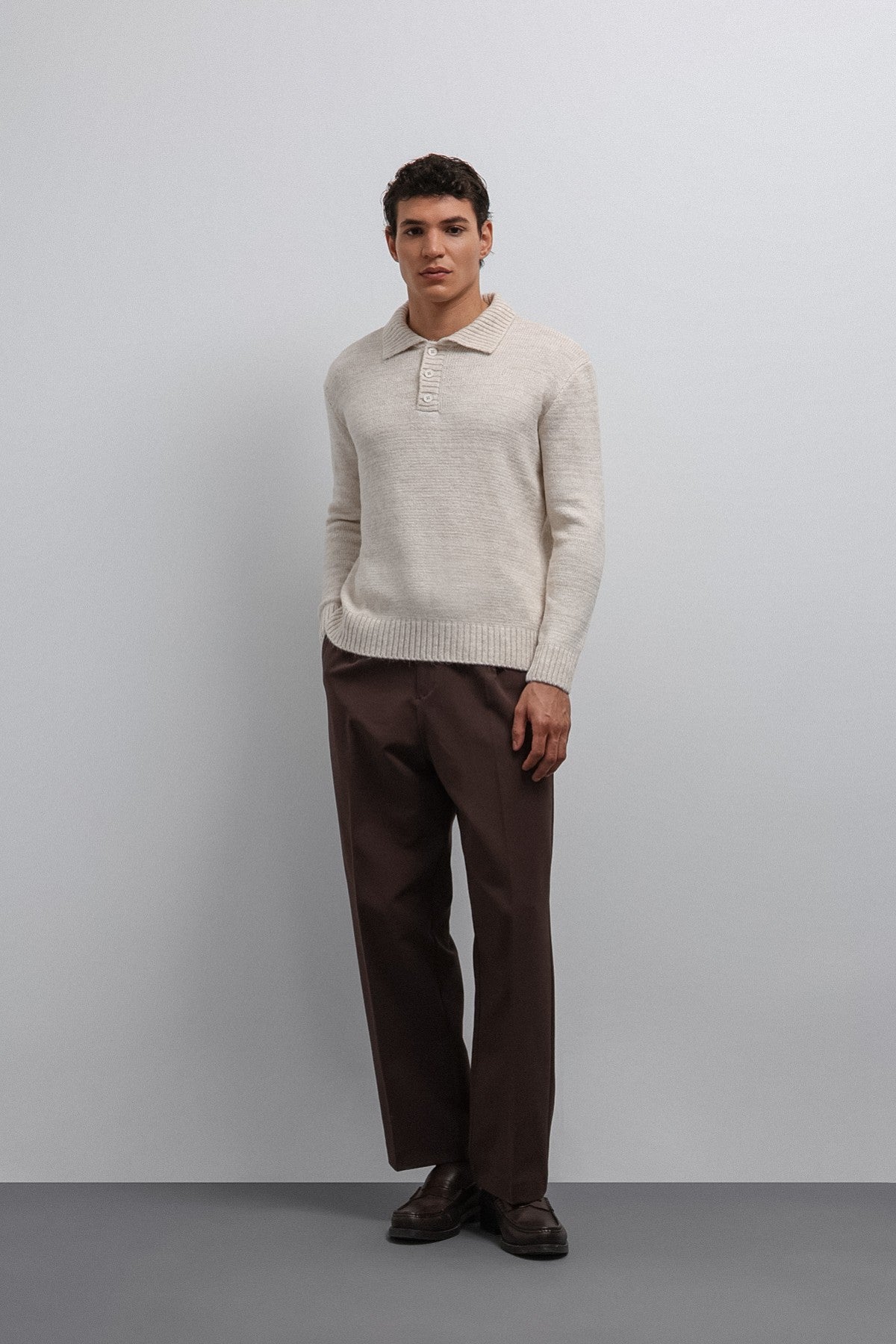 Antioch Button-Down Collar Men's Sweater