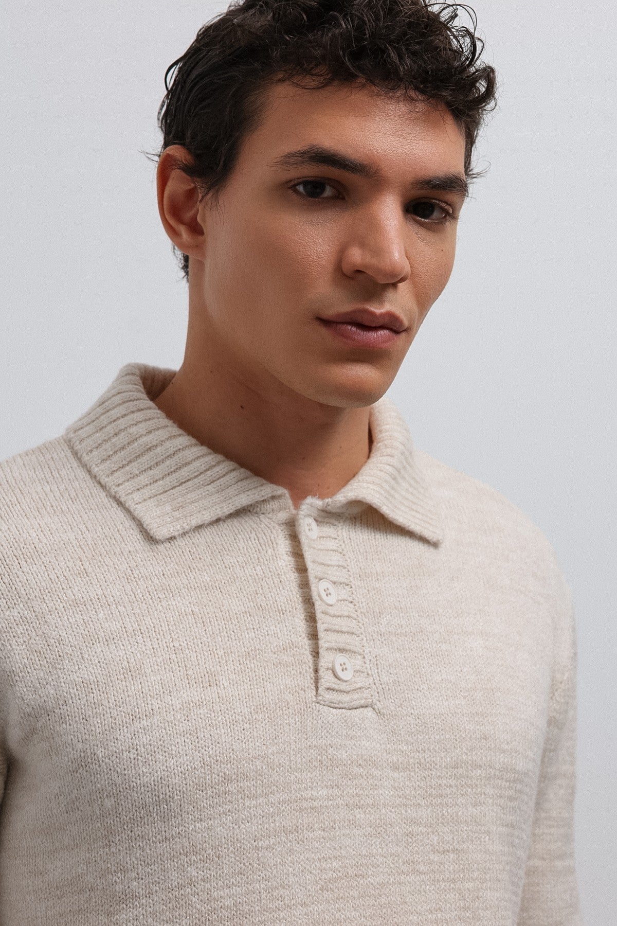 Antioch Button-Down Collar Men's Sweater