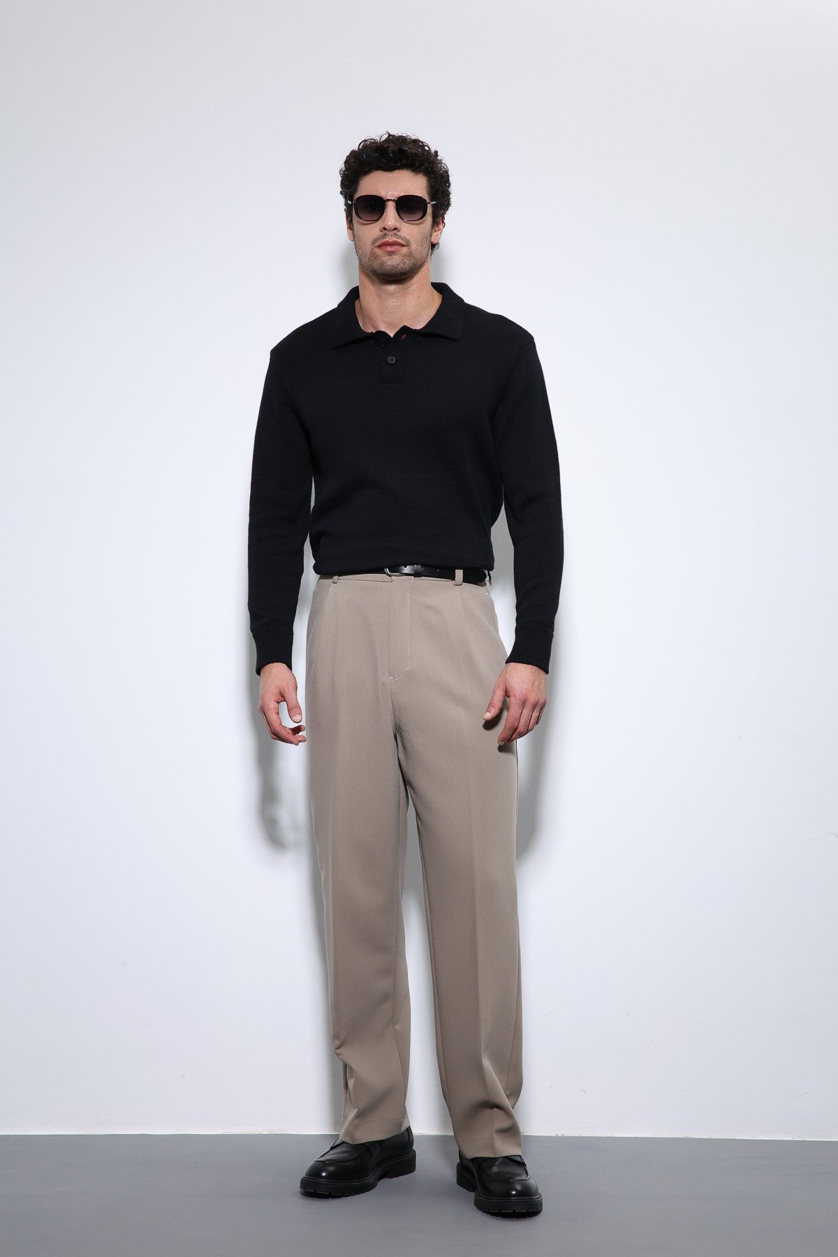 Antioch Polo Neck Basic Men's Sweater
