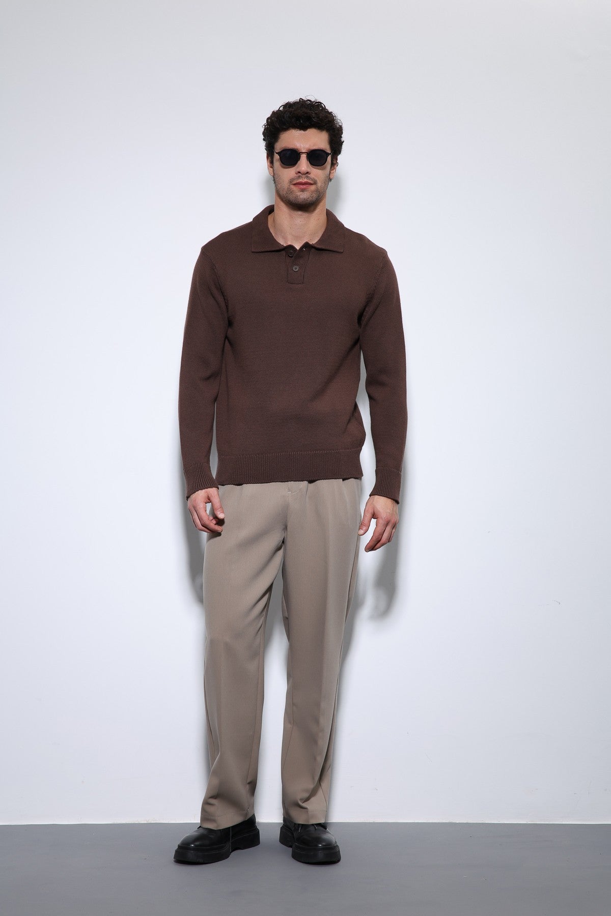Antioch Polo Neck Basic Men's Sweater