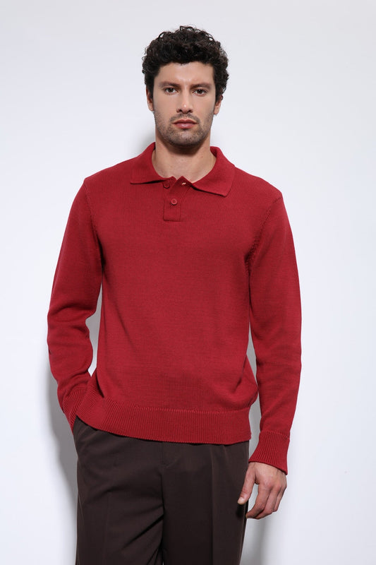 Antioch Polo Neck Basic Men's Sweater