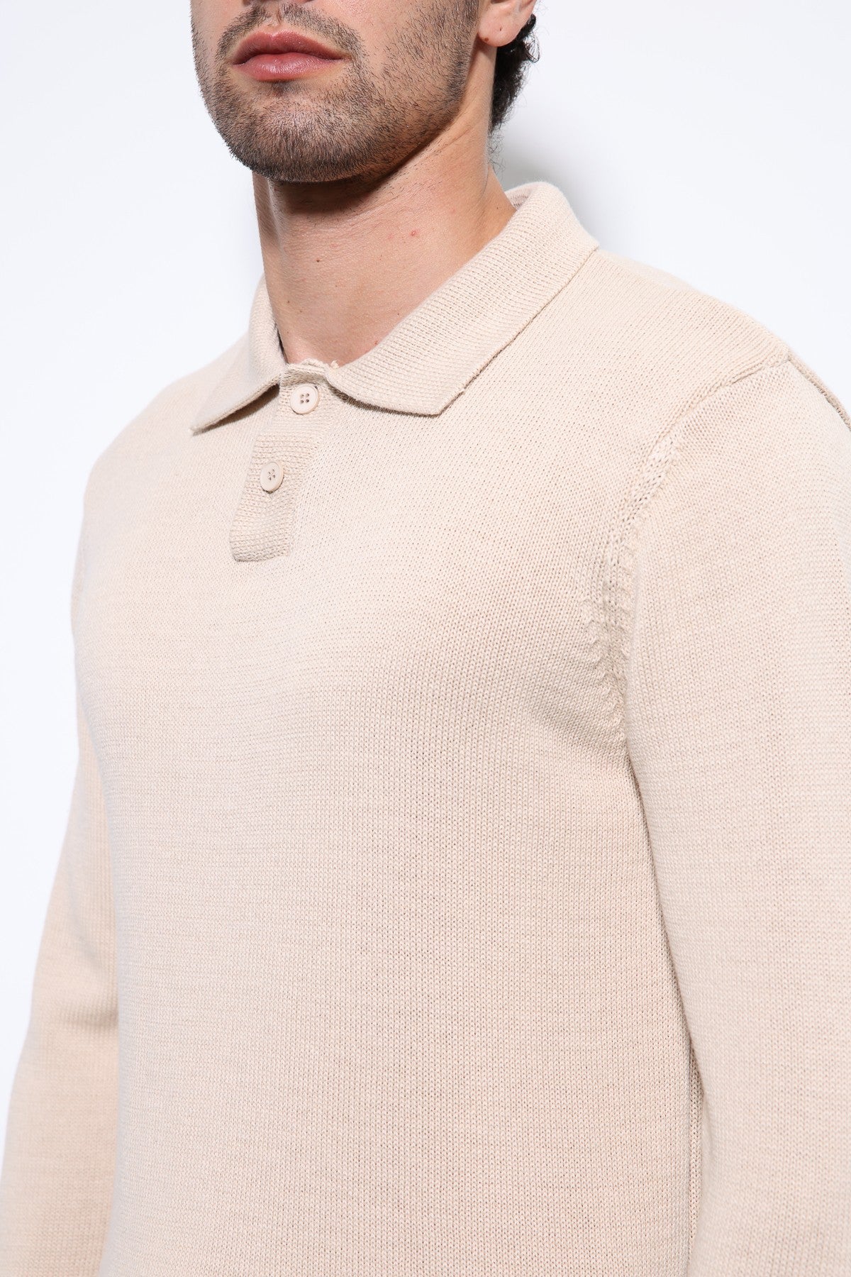 Antioch Polo Neck Basic Men's Sweater