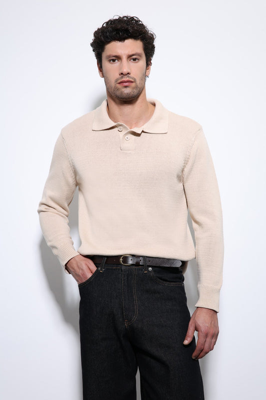 Antioch Polo Neck Basic Men's Sweater