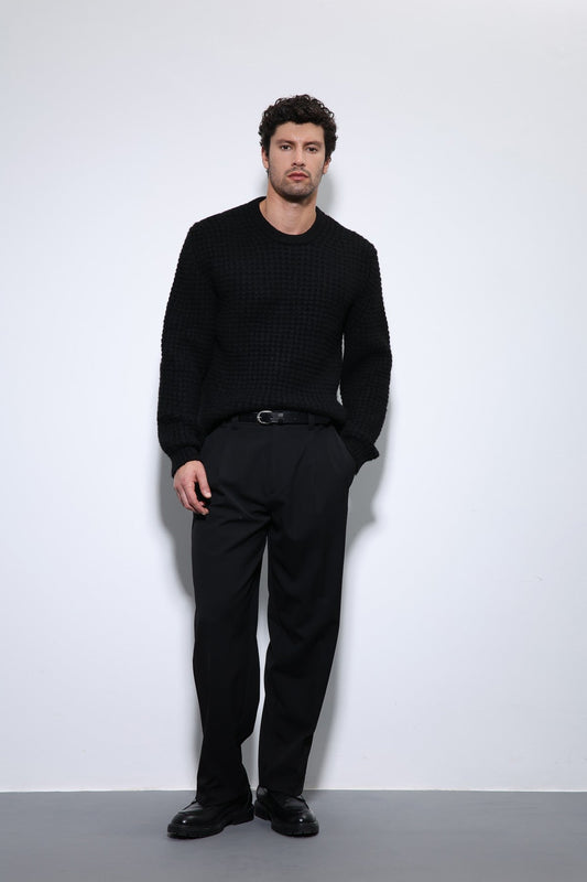 Antioch Knitted-Textured Men's Sweater