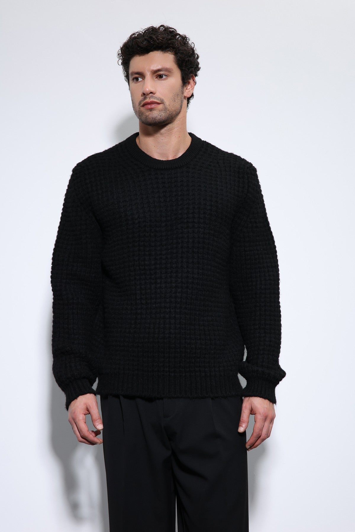 Antioch Knitted-Textured Men's Sweater