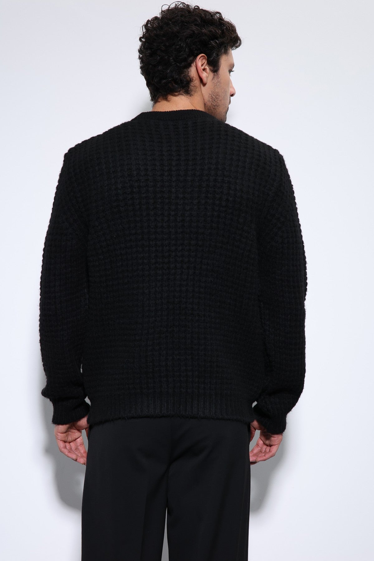 Antioch Knitted-Textured Men's Sweater