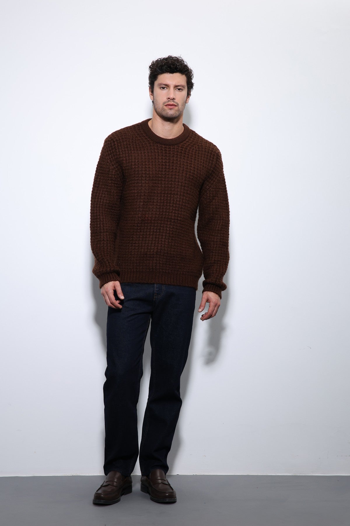Antioch Knitted-Textured Men's Sweater