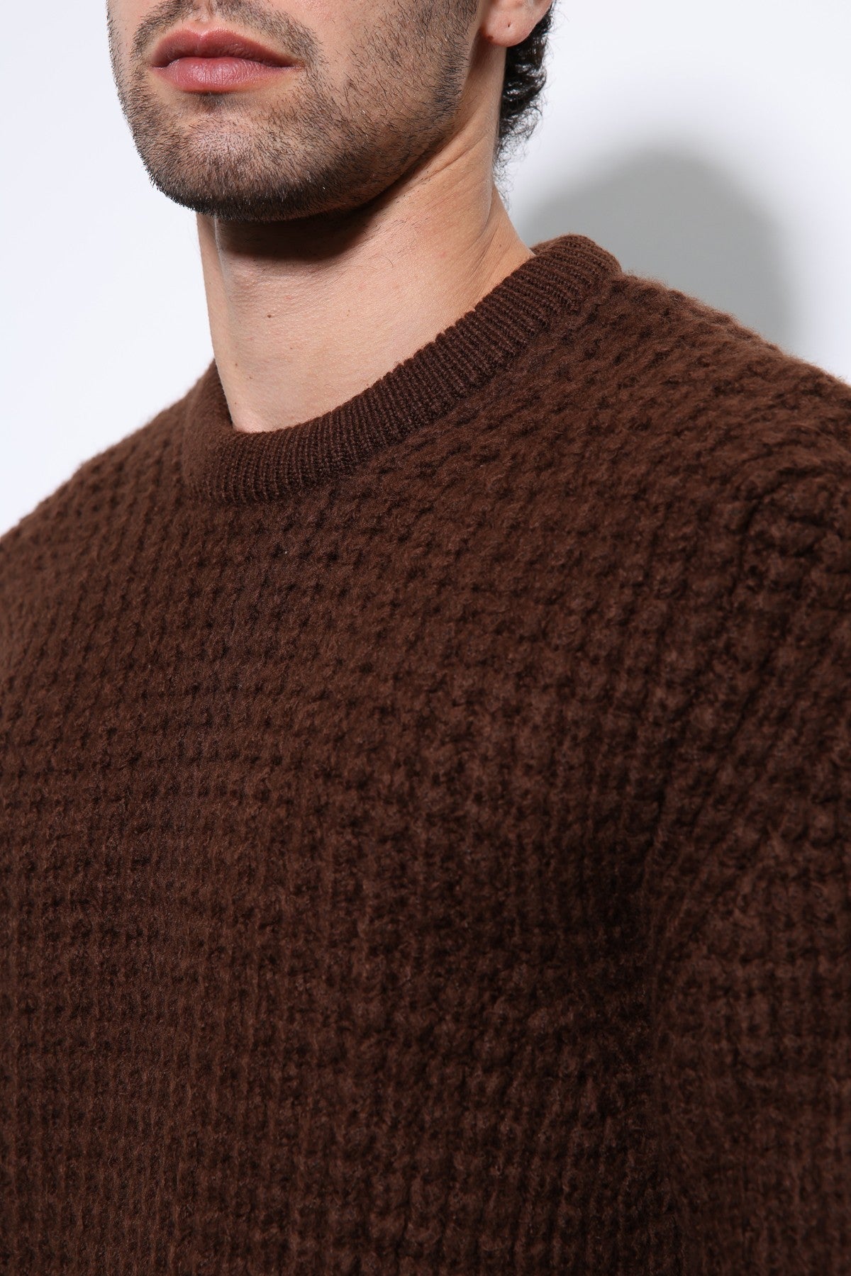 Antioch Knitted-Textured Men's Sweater