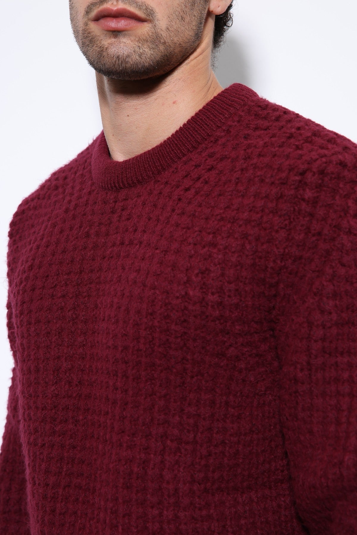 Antioch Knitted-Textured Men's Sweater