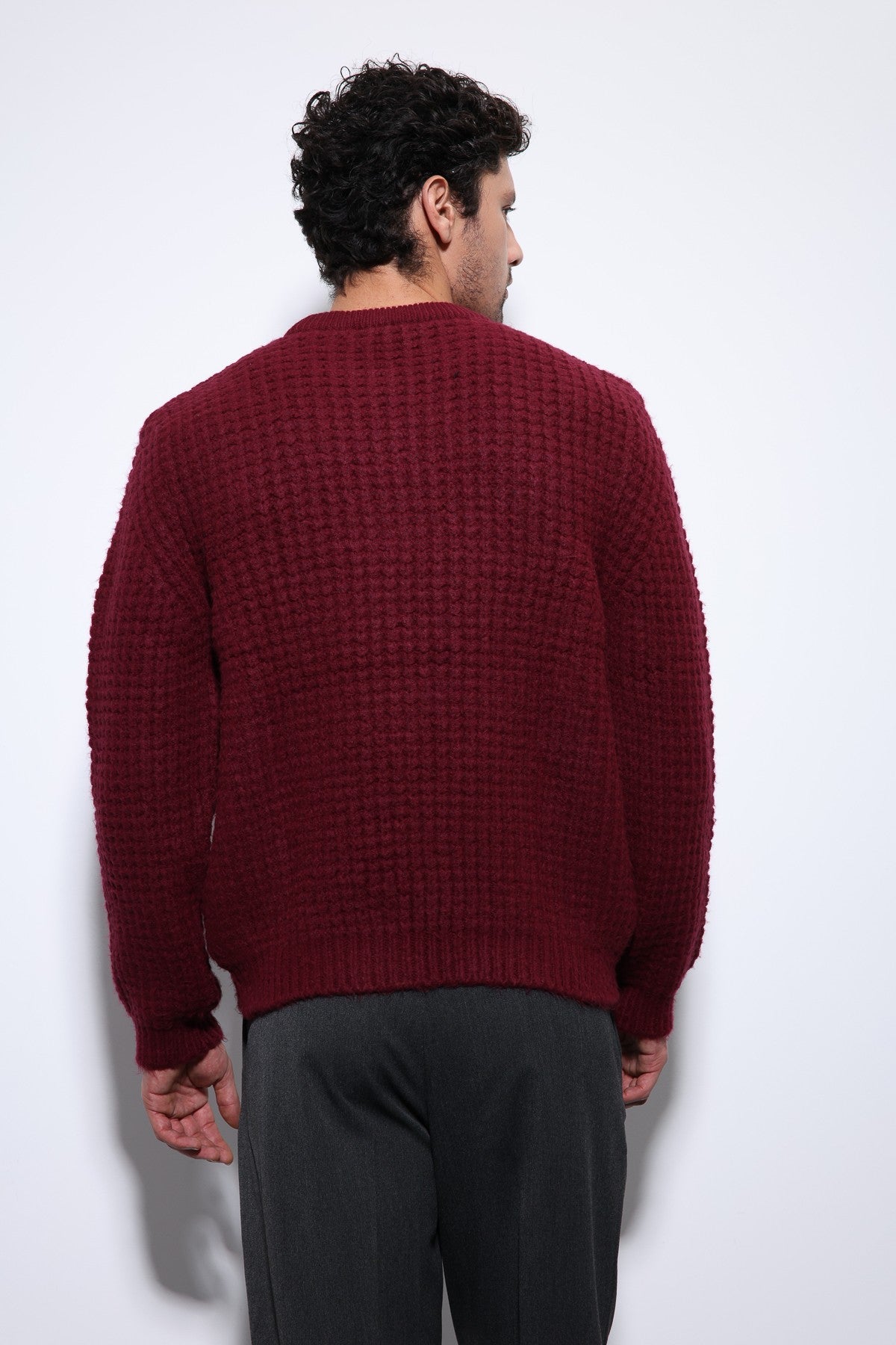 Antioch Knitted-Textured Men's Sweater
