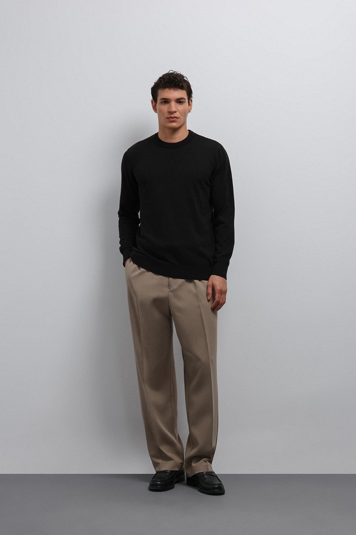 Antioch Soft-Textured Basic Men's Sweater