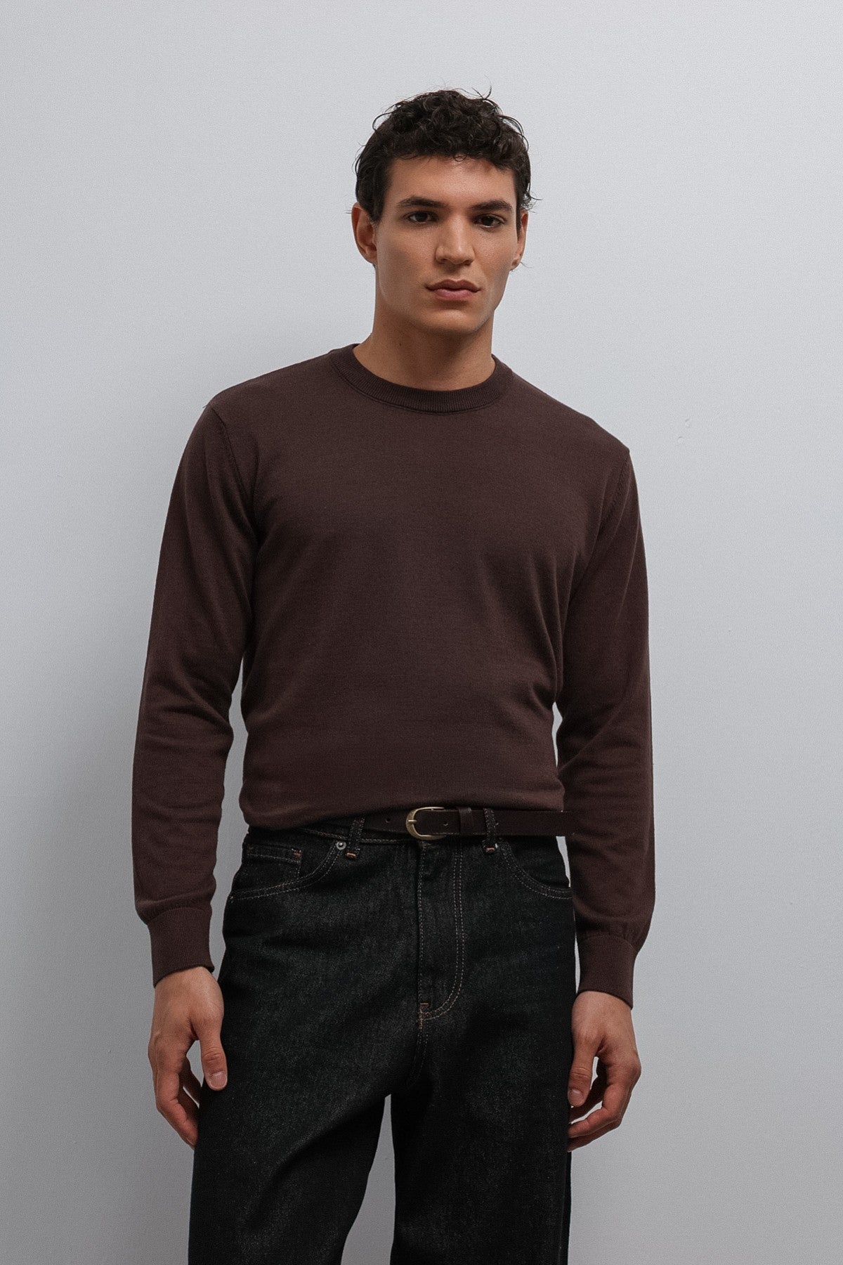 Antioch Soft-Textured Basic Men's Sweater