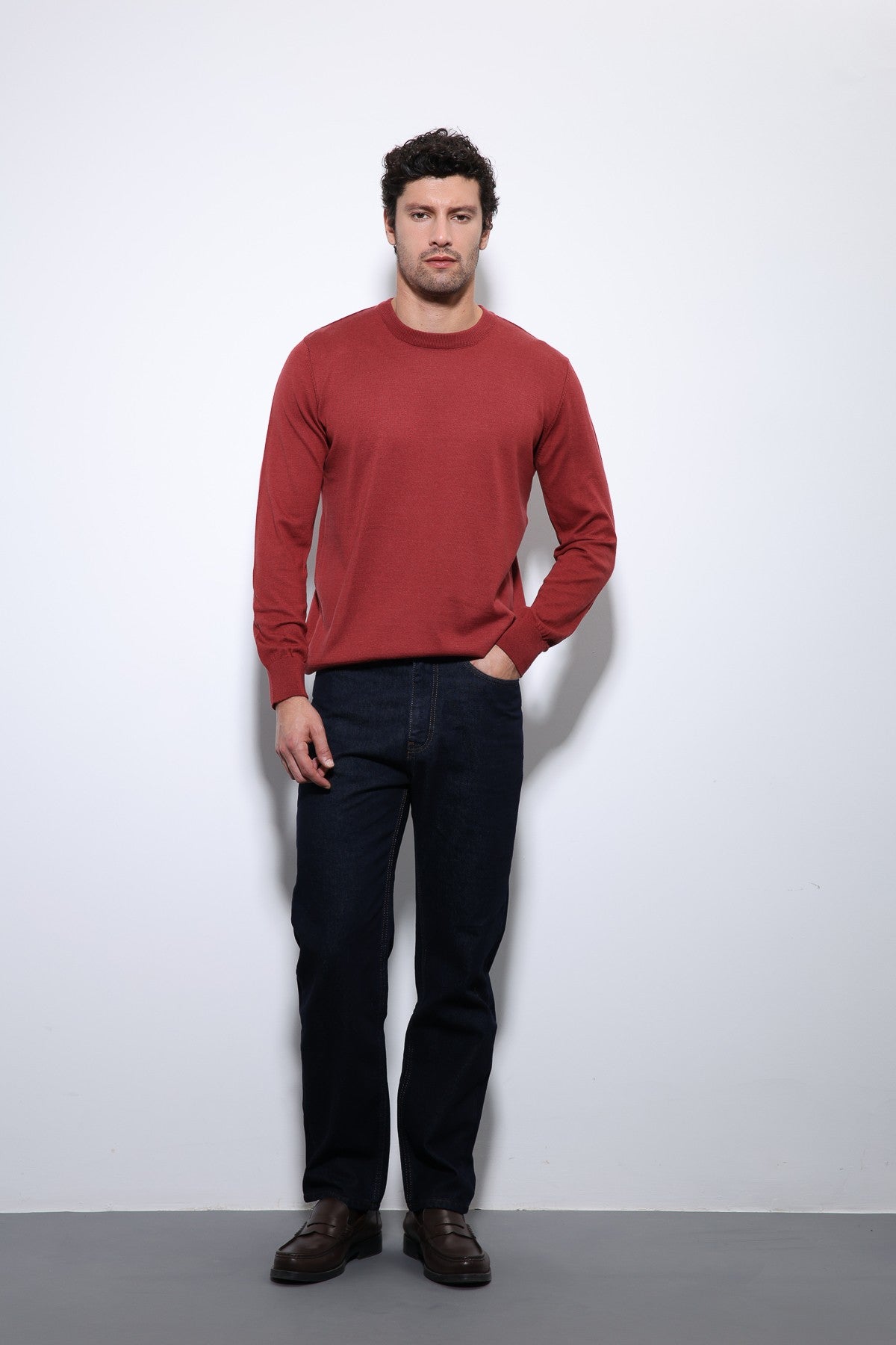 Antioch Soft-Textured Basic Men's Sweater