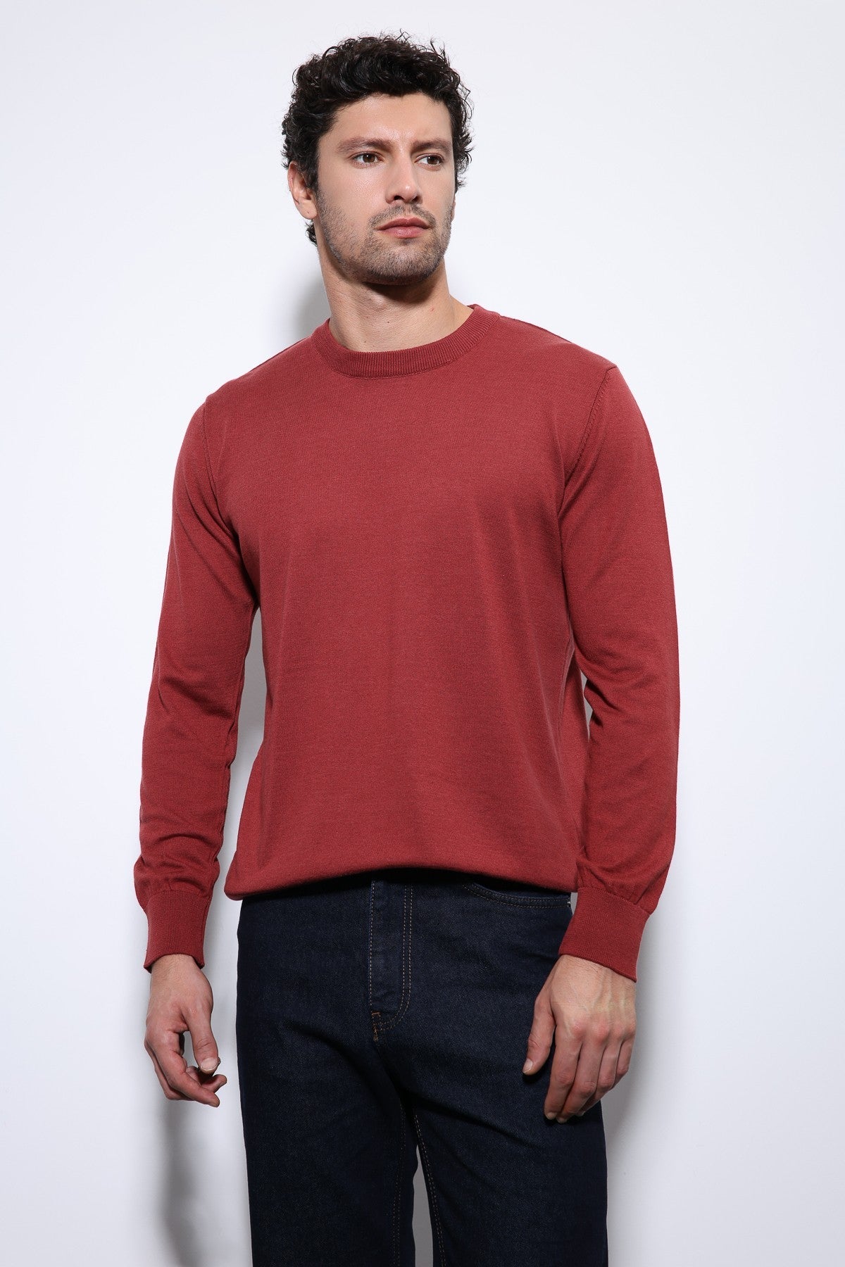 Antioch Soft-Textured Basic Men's Sweater