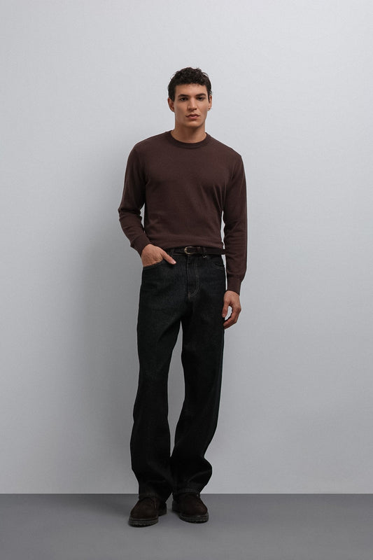 Antioch Soft-Textured Basic Men's Sweater