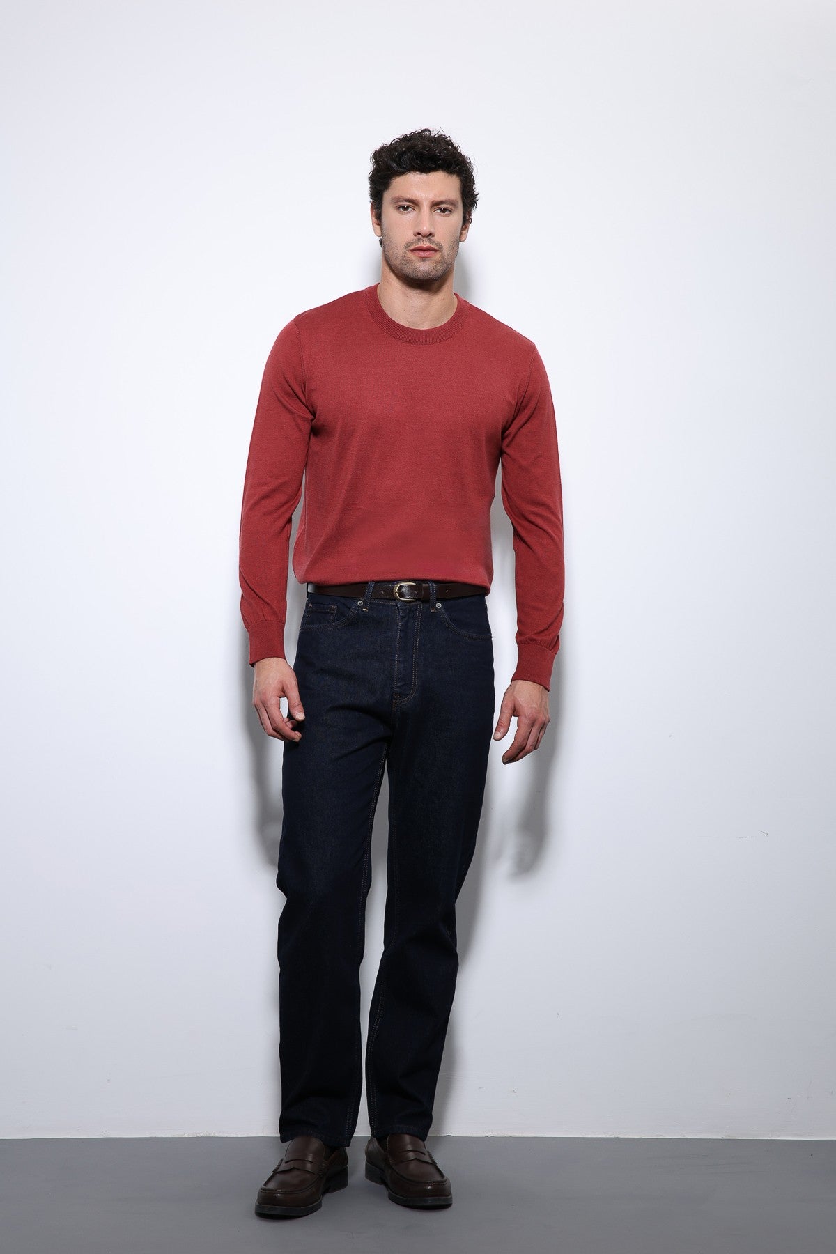 Antioch Soft-Textured Basic Men's Sweater