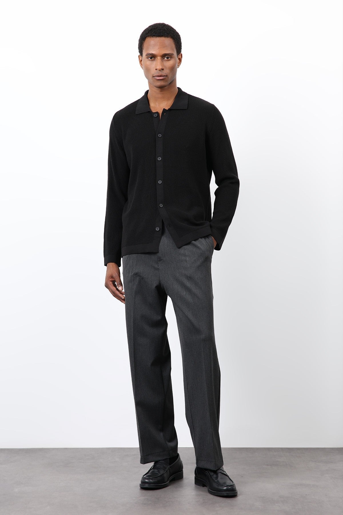 Antioch Fine-Knit Men's Cardigan