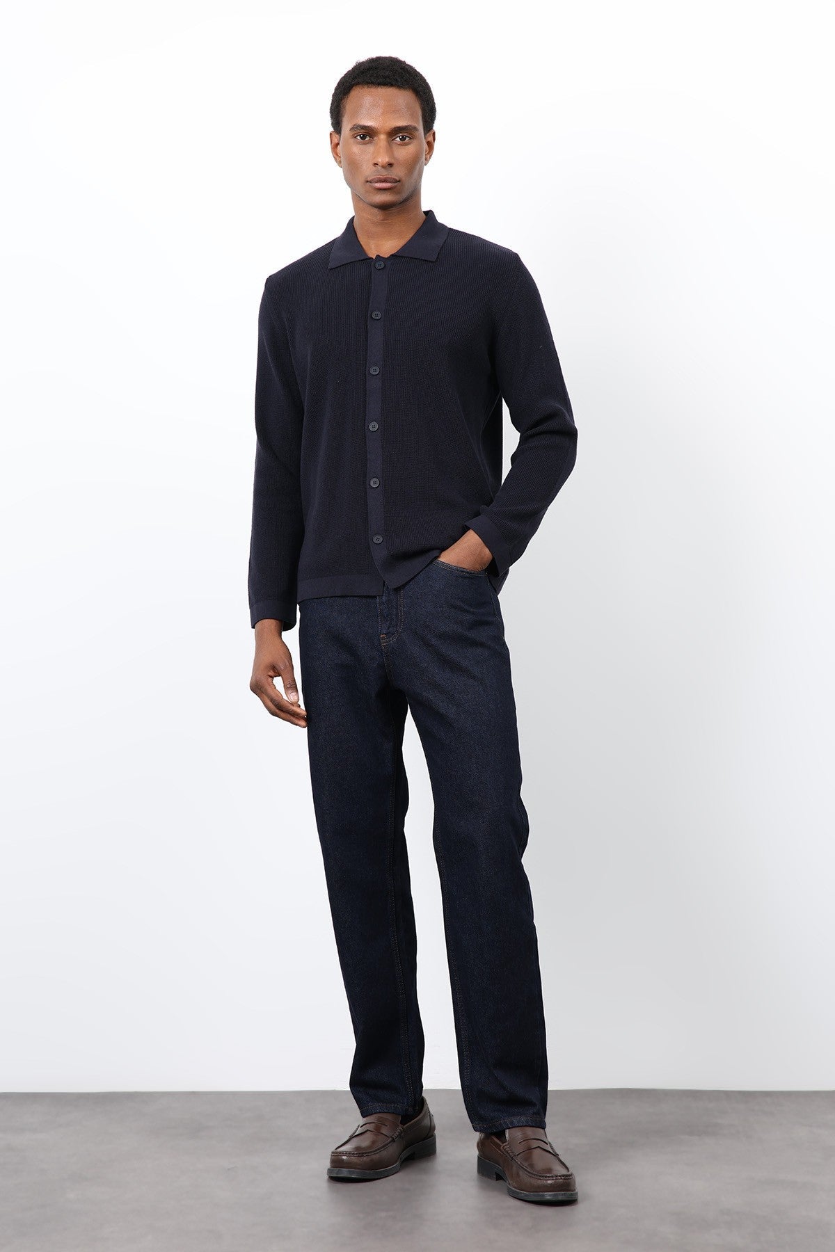 Antioch Fine-Knit Men's Cardigan