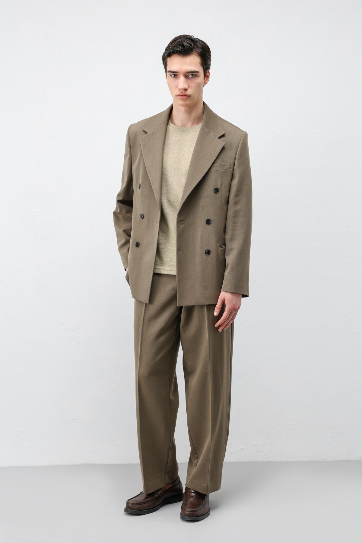 Antioch Relax Fit Double-Breasted Men's Blazer