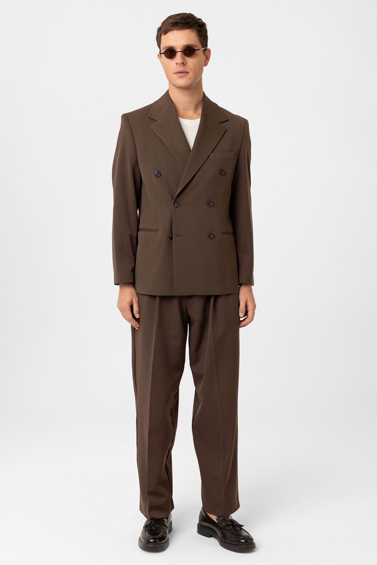 Antioch Relax Fit Double-Breasted Men's Blazer