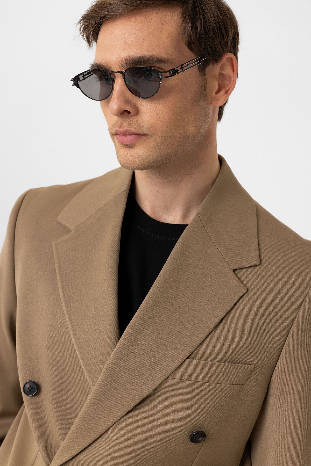 Antioch Relax Fit Double-Breasted Men's Blazer