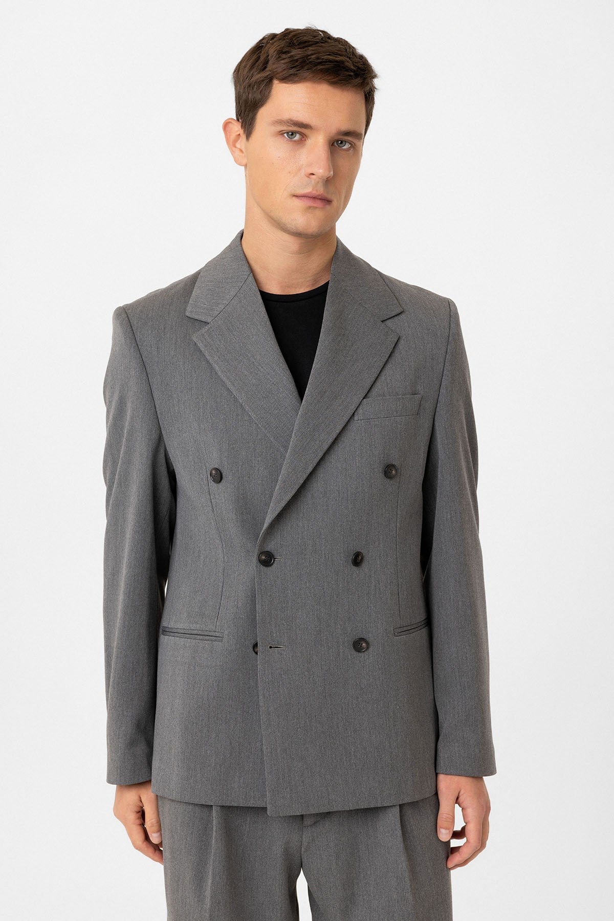 Antioch Relax Fit Double-Breasted Men's Blazer