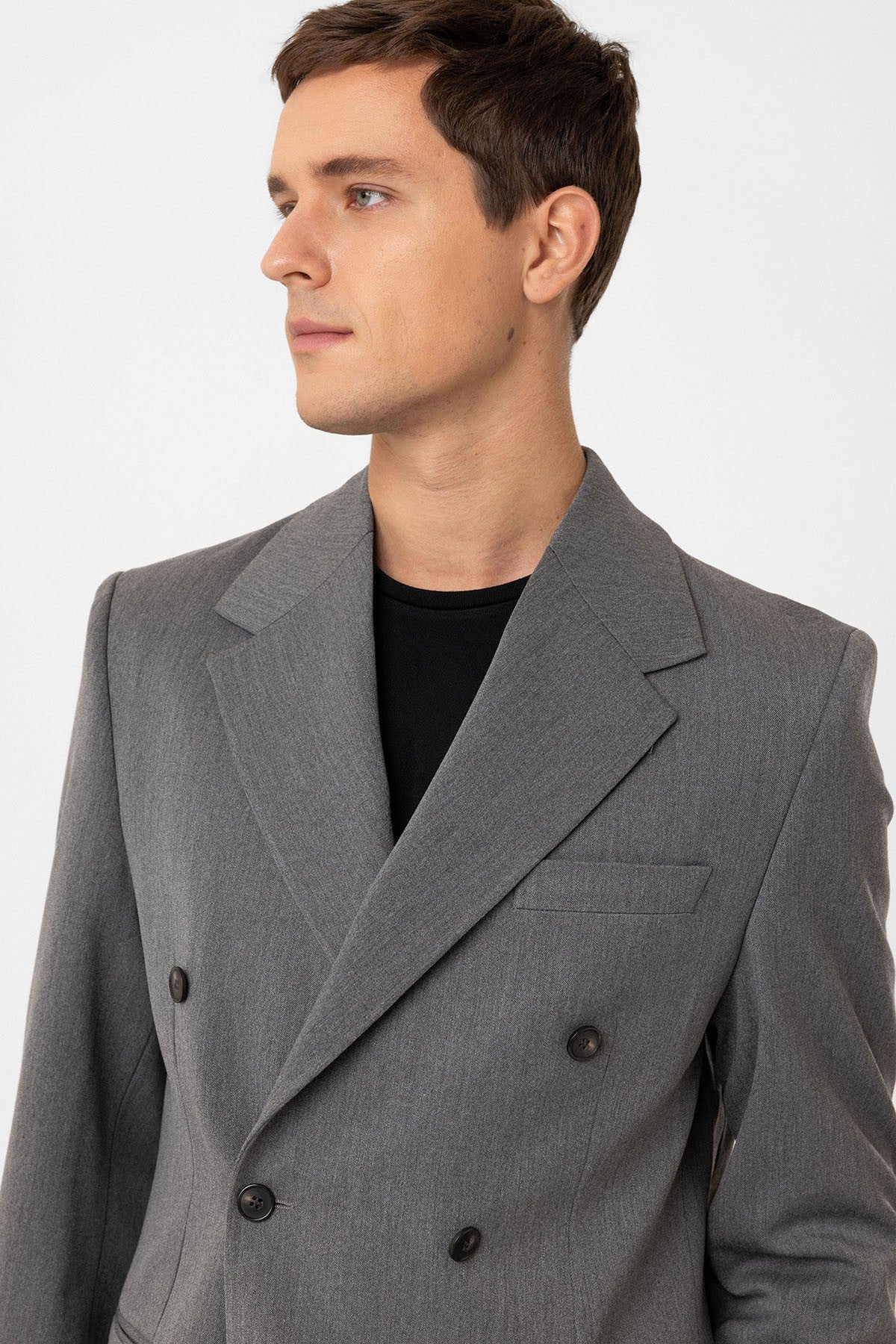 Antioch Relax Fit Double-Breasted Men's Blazer