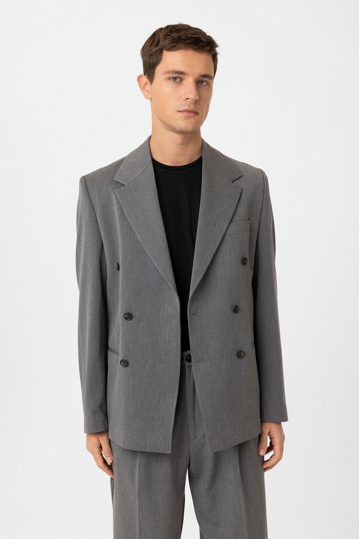 Antioch Relax Fit Double-Breasted Men's Blazer