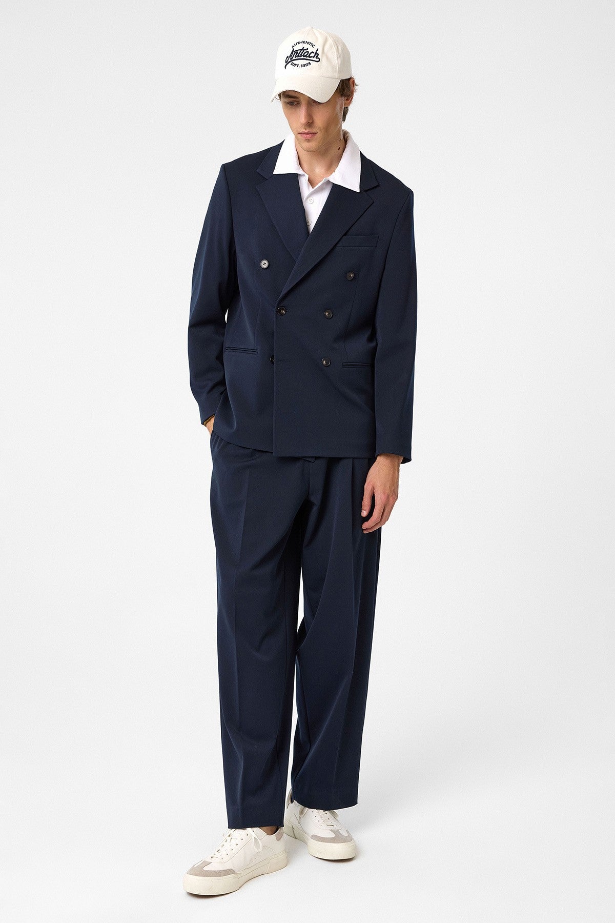 Antioch Relax Fit Double-Breasted Men's Blazer