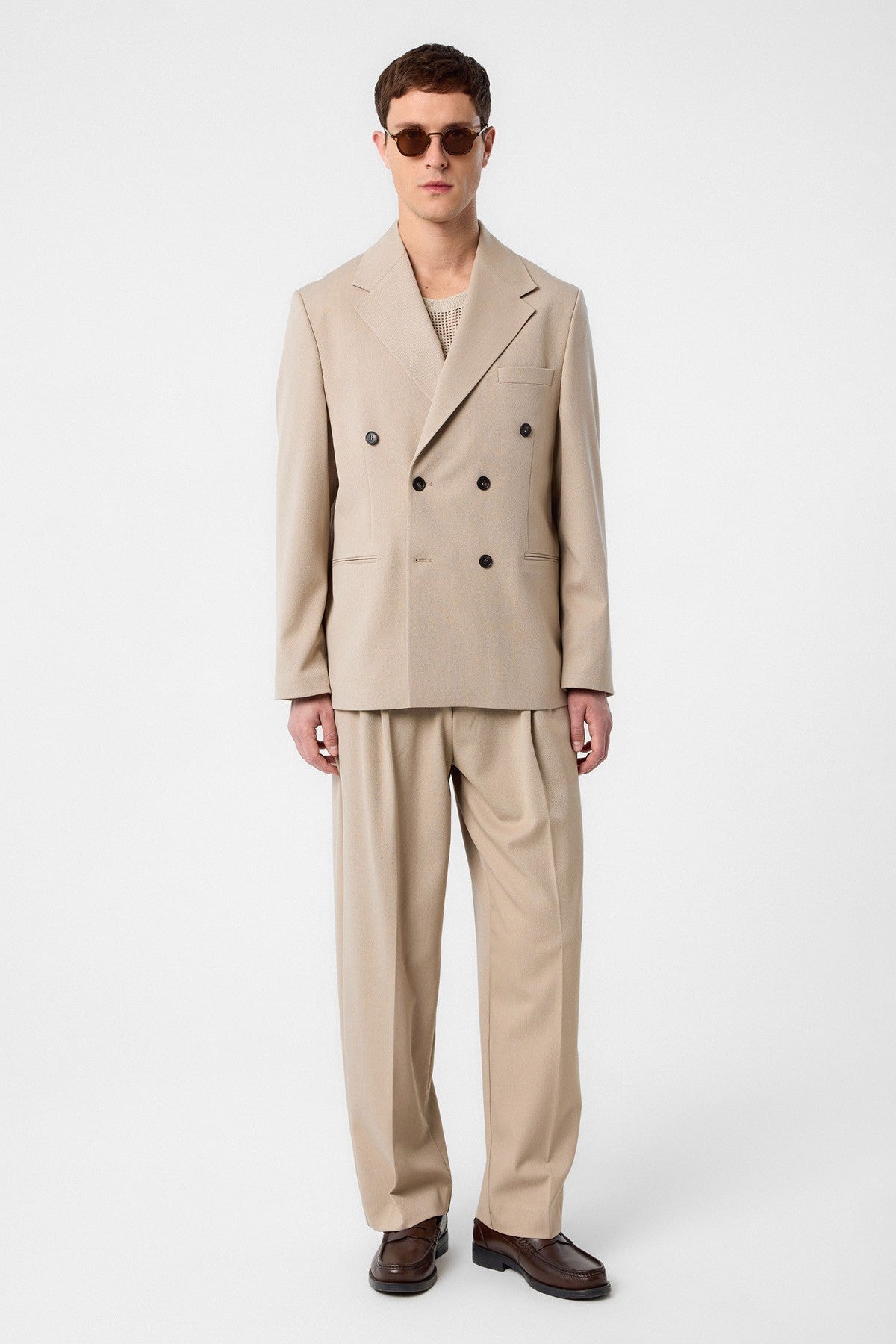 Antioch Relax Fit Double-Breasted Men's Blazer