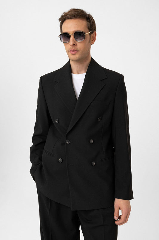Antioch Relax Fit Double-Breasted Men's Blazer