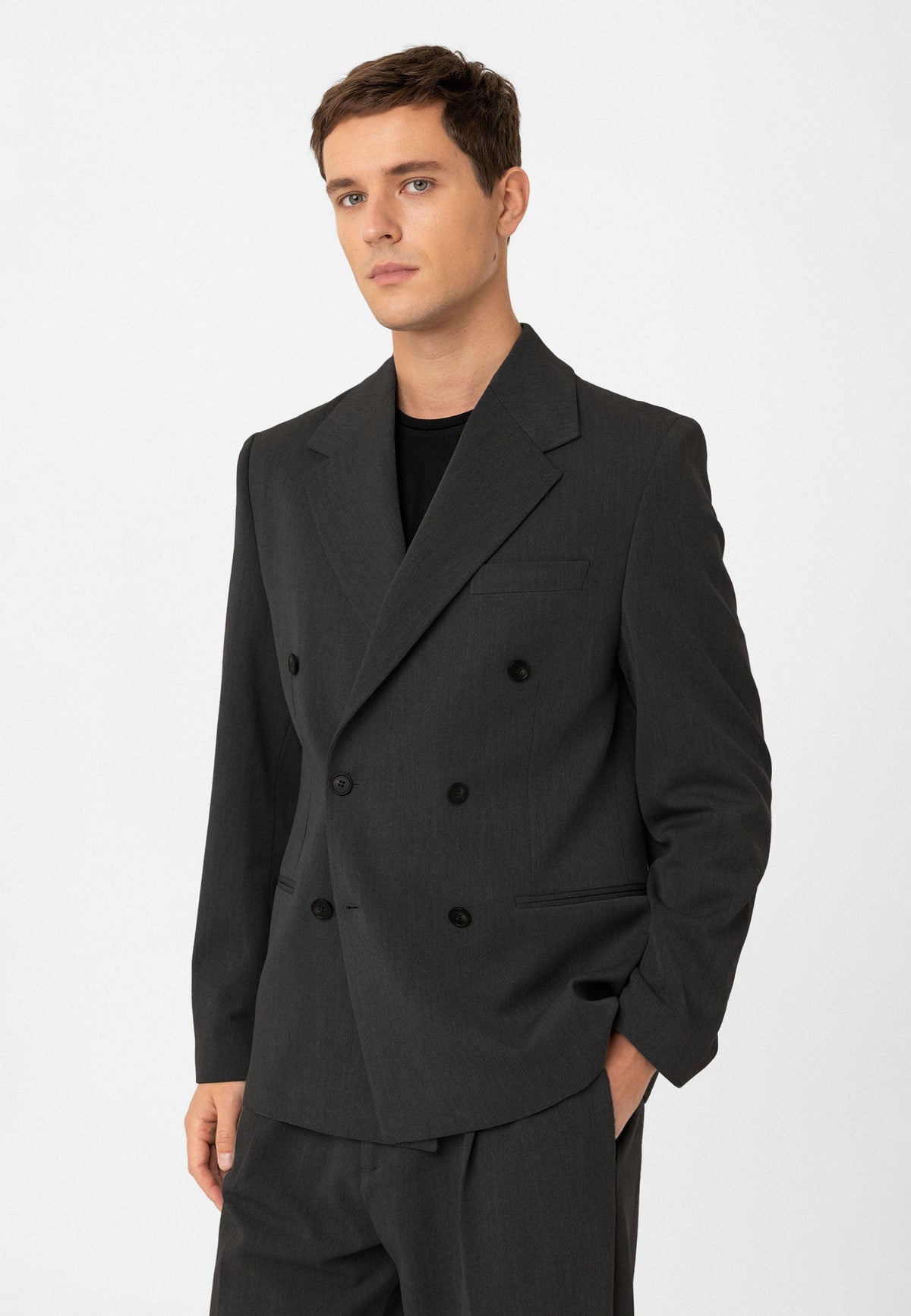 Antioch Relax Fit Double-Breasted Men's Blazer